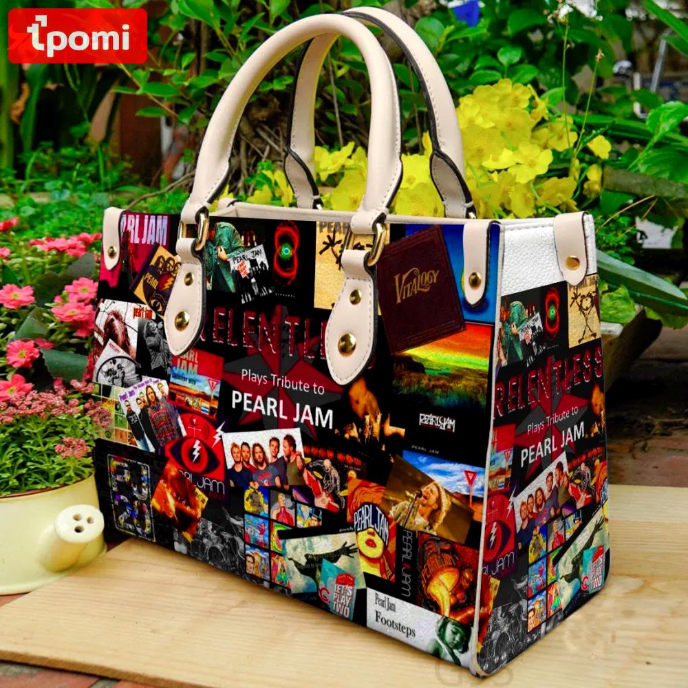 Pearl jam leather hand bag gift for women’s day: stylish women s day gift (g95) 3615 Women Leather Hand Bag