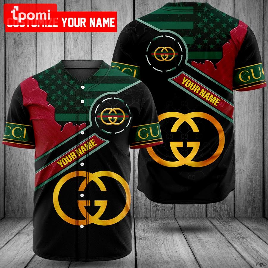 Personalized gucci baseball jersey shirt luxury clothing clothes sport for men women hot 2023 Baseball Jersey Shirt
