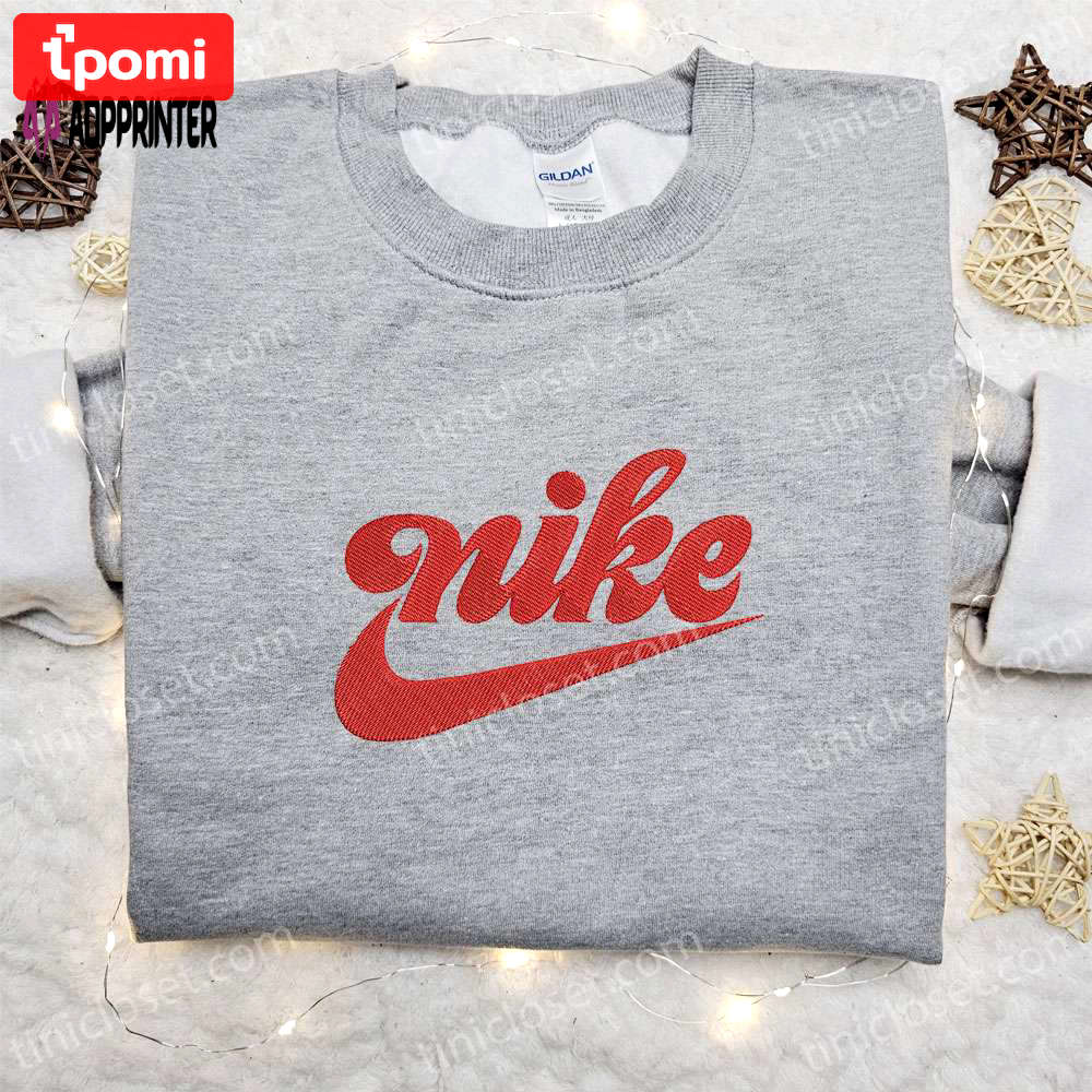 Personalized nike embroidered shirt sweatshirt & hoodie – custom design & quality Embroidered Shirt