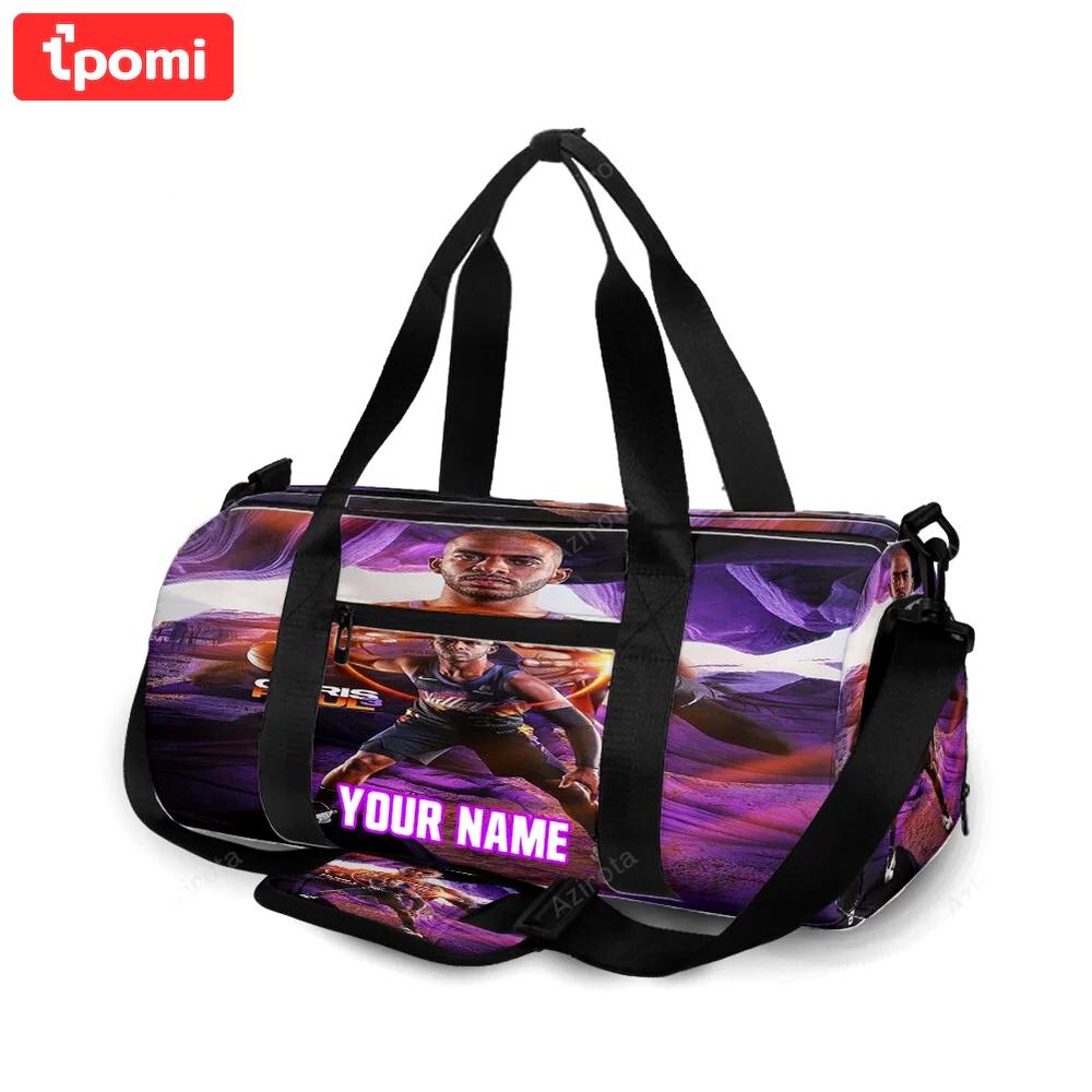 Phoenix suns chris paul v9 personalized name travel bag gym bag 2202 Travel Bag