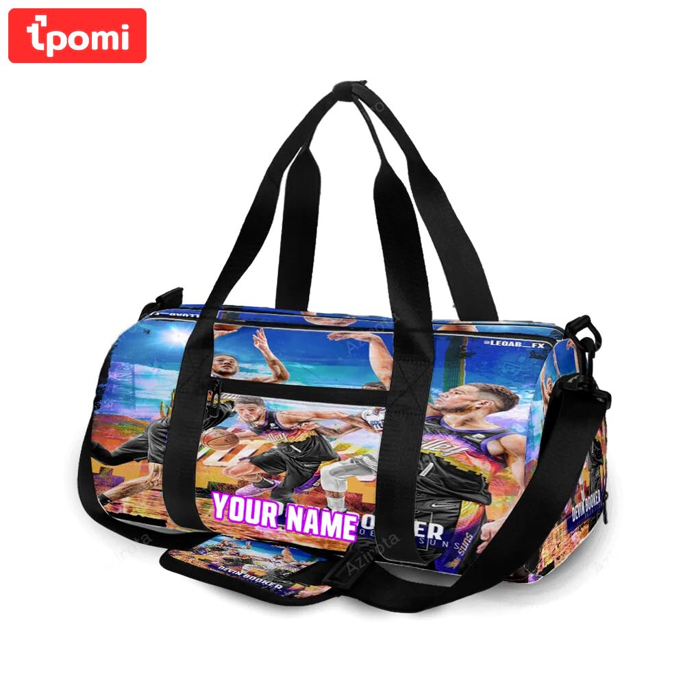 Phoenix suns devin booker 1 v3 personalized name travel bag gym bag 2210 Travel Bag
