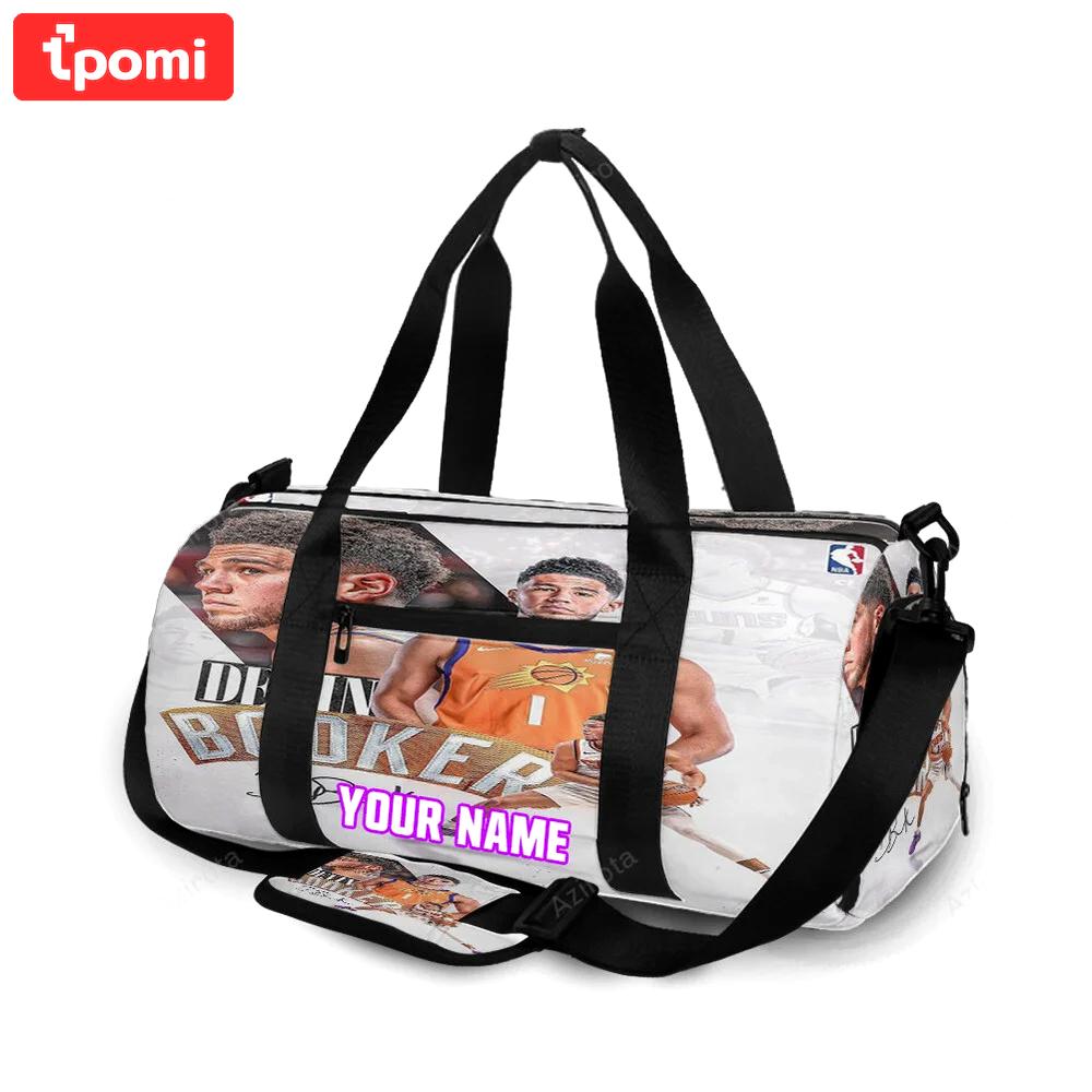 Phoenix suns devin booker 1 v5 personalized name travel bag gym bag 2177 Travel Bag