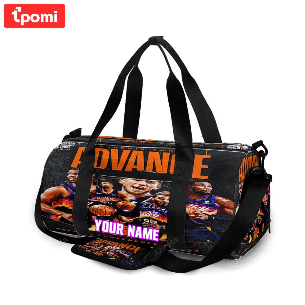 Phoenix suns team v15 personalized name travel bag gym bag 2324 Travel Bag