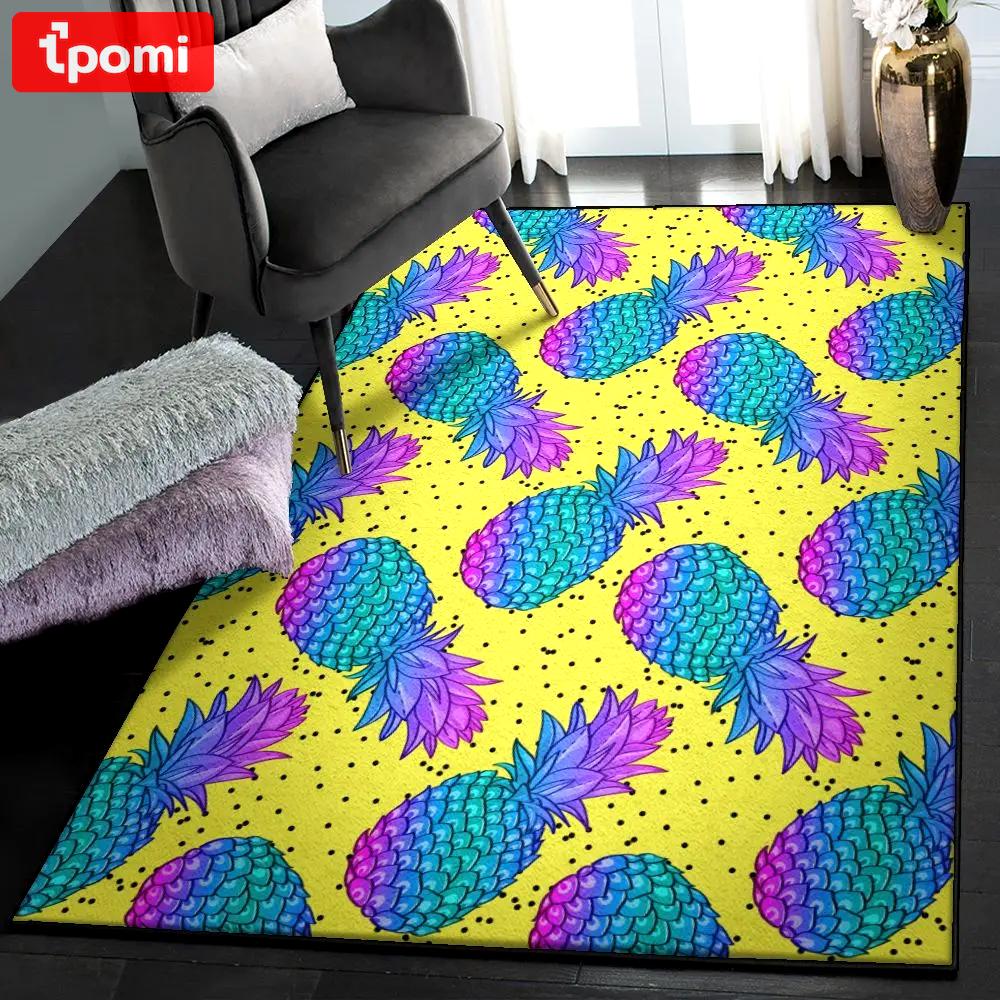Pineapple bedroom rugs, pineapple rug Rectangle Rug