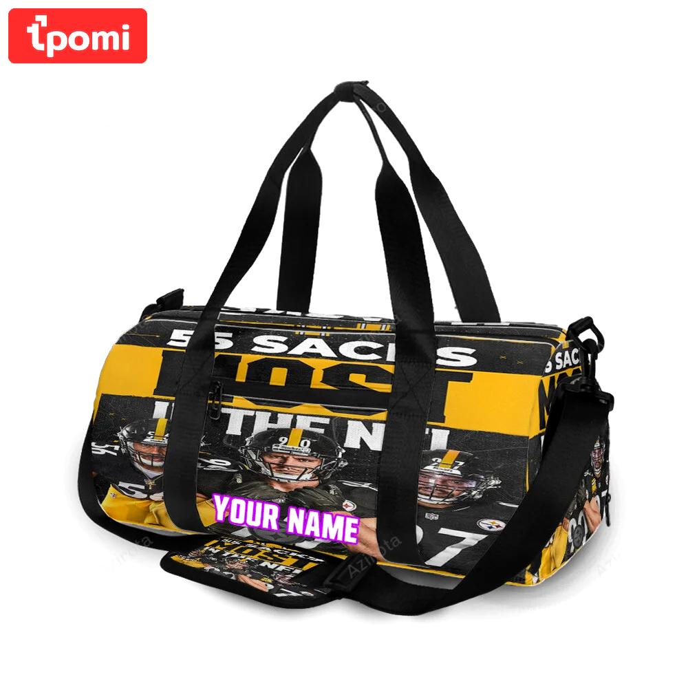 Pittsburgh steelers players team m3 personalized name travel bag gym bag 670 Travel Bag