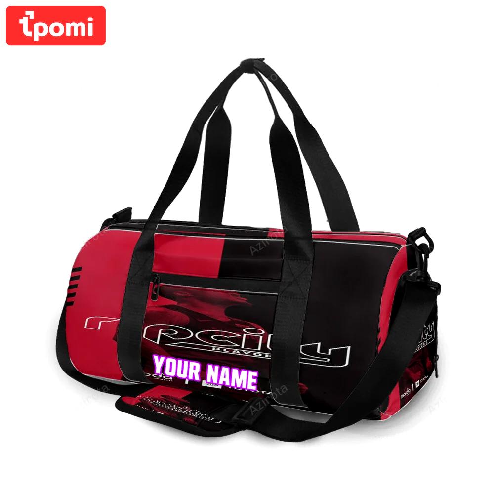 Portland trail blazers carmelo anthony4 personalized name travel bag gym bag 2261 Travel Bag