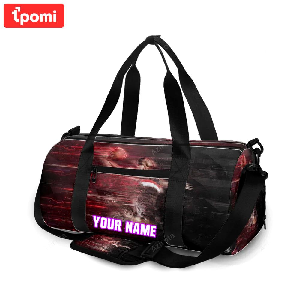 Portland trail blazers damian lillard3 personalized name travel bag gym bag 2315 Travel Bag