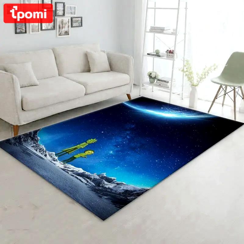 Rick and morty 24 area rug living room and bed room rug rug regtangle carpet floor decor home decor Rectangle Rug