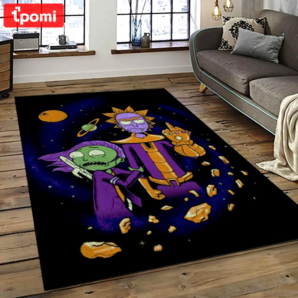 Rick and morty cartoon tv show retangle carpet area rug home decor best gift for family rm29 Rectangle Rug
