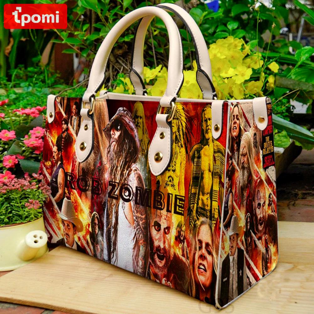Rob zombie leather bag for women gift 4005 Women Leather Hand Bag