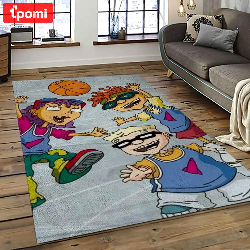 Rocket power action cartoon retangle carpet area rug home decor best gift for fan and friends rp9 Rectangle Rug