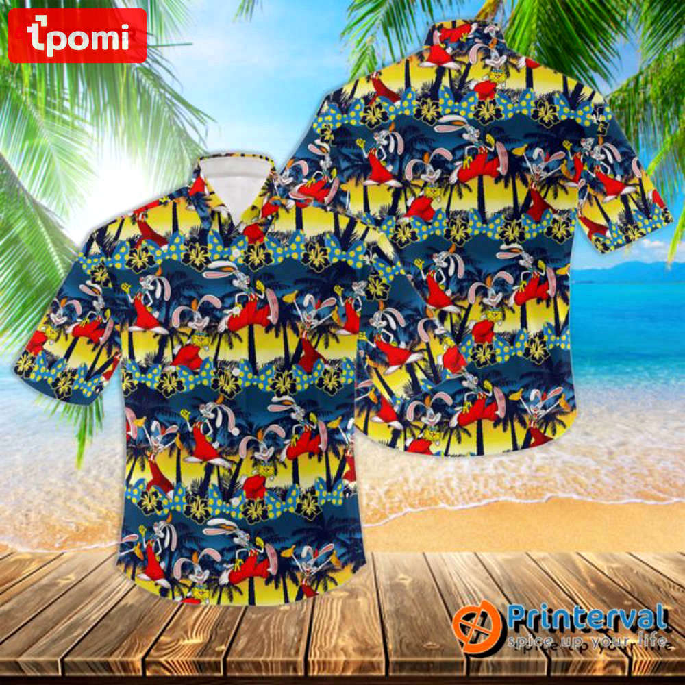 Rogger rabbit hawaiian shirt, disney hawaiian shirt Hawaii Shirt