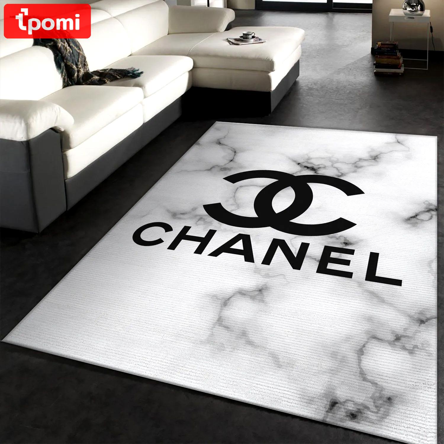Rugs in living room and bedroom - Chanel area rug living room rug floor decor floor mats keep warm in winter Rectangle Rug