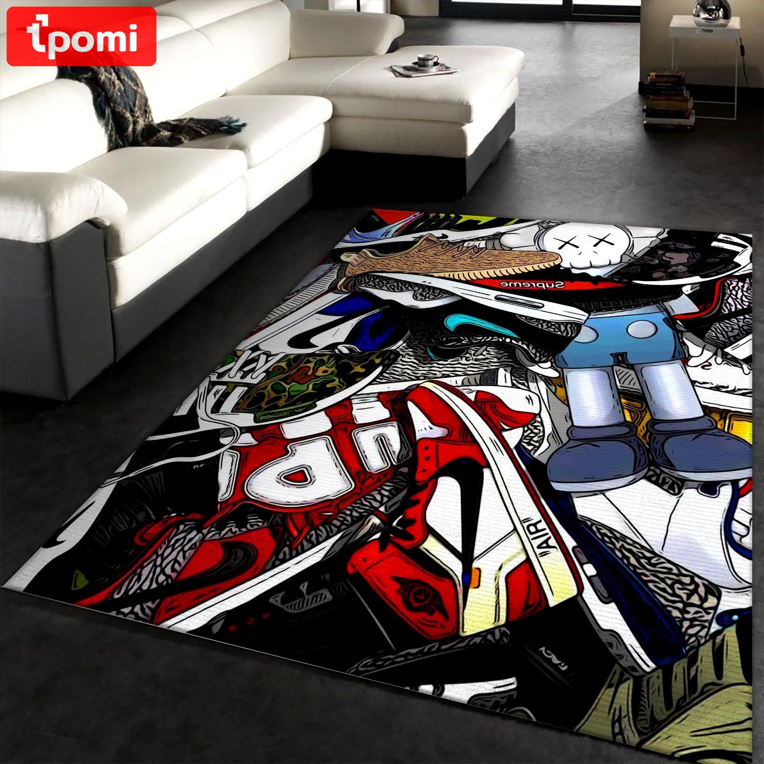 Rugs in living room and bedroom - Designer shoes area rugs living room rug christmas gift us decor Rectangle Rug