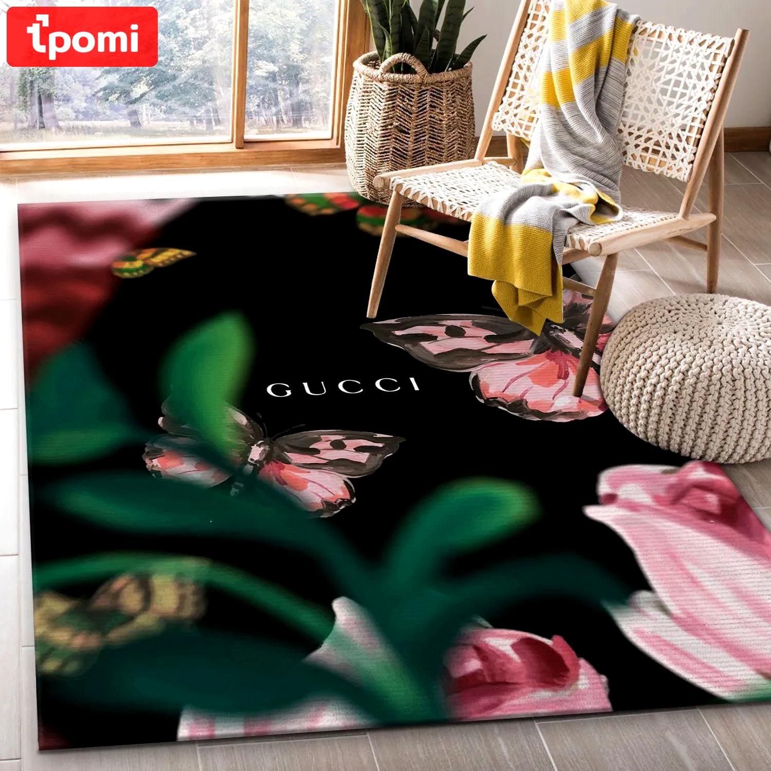 Rugs in living room and bedroom - Gucci flower luxury area rug for living room bedroom carpet home decorations mat type 2 Rectangle Rug