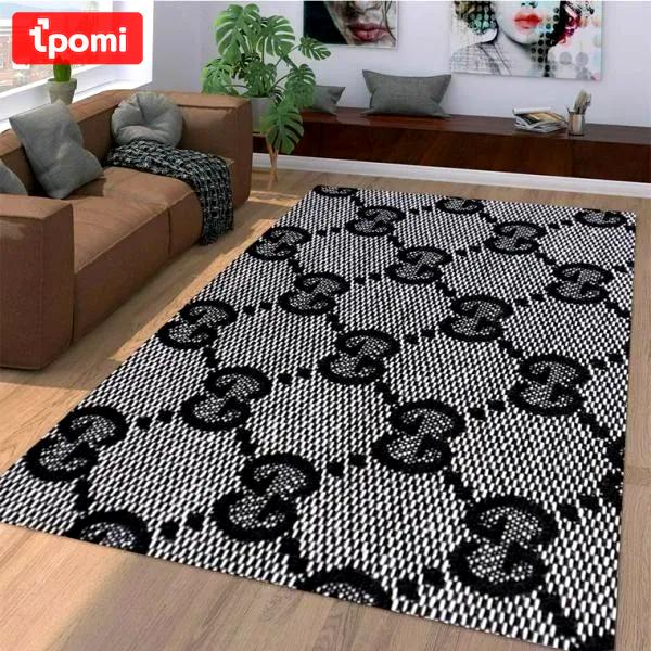 Rugs in living room and bedroom - Gucci grey luxury area rug for living room bedroom carpet home decorations mat type 1 Rectangle Rug