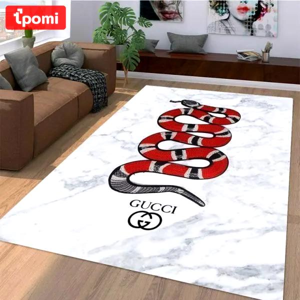 Rugs in living room and bedroom - Gucci red snake luxury area rug for living room bedroom carpet home decorations mat type 2 Rectangle Rug