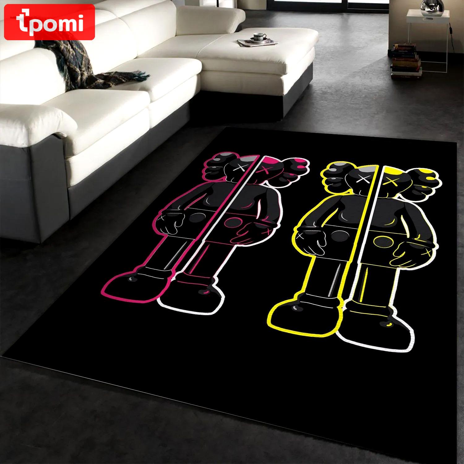 Rugs in living room and bedroom - Kaws area rugs living room rug carpet floor decor floor mats keep warm in winter Rectangle Rug