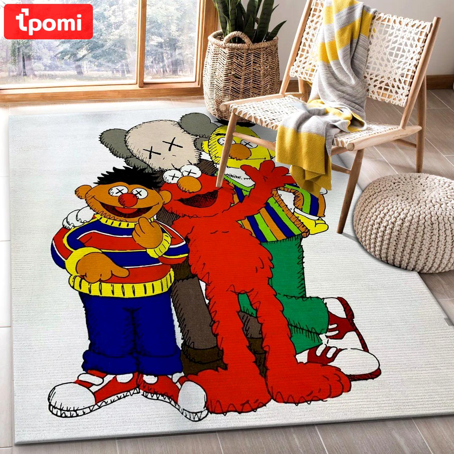 Rugs in living room and bedroom - Kaws ver1 fashion brand area rug carpet living room rug floor mats keep warm in winter Rectangle Rug