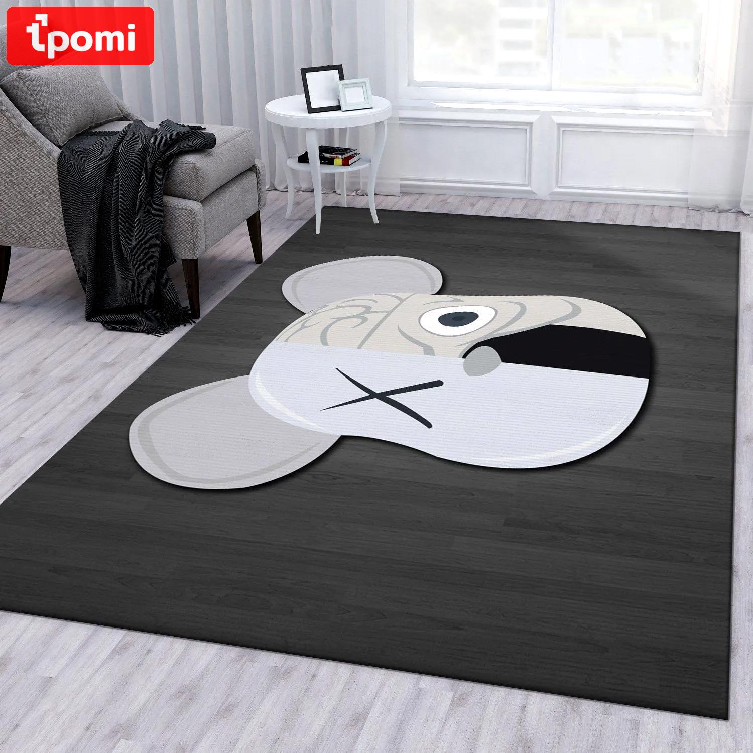 Rugs in living room and bedroom - Kaws ver3 rug living room rug carpet floor mats keep warm in winter Rectangle Rug