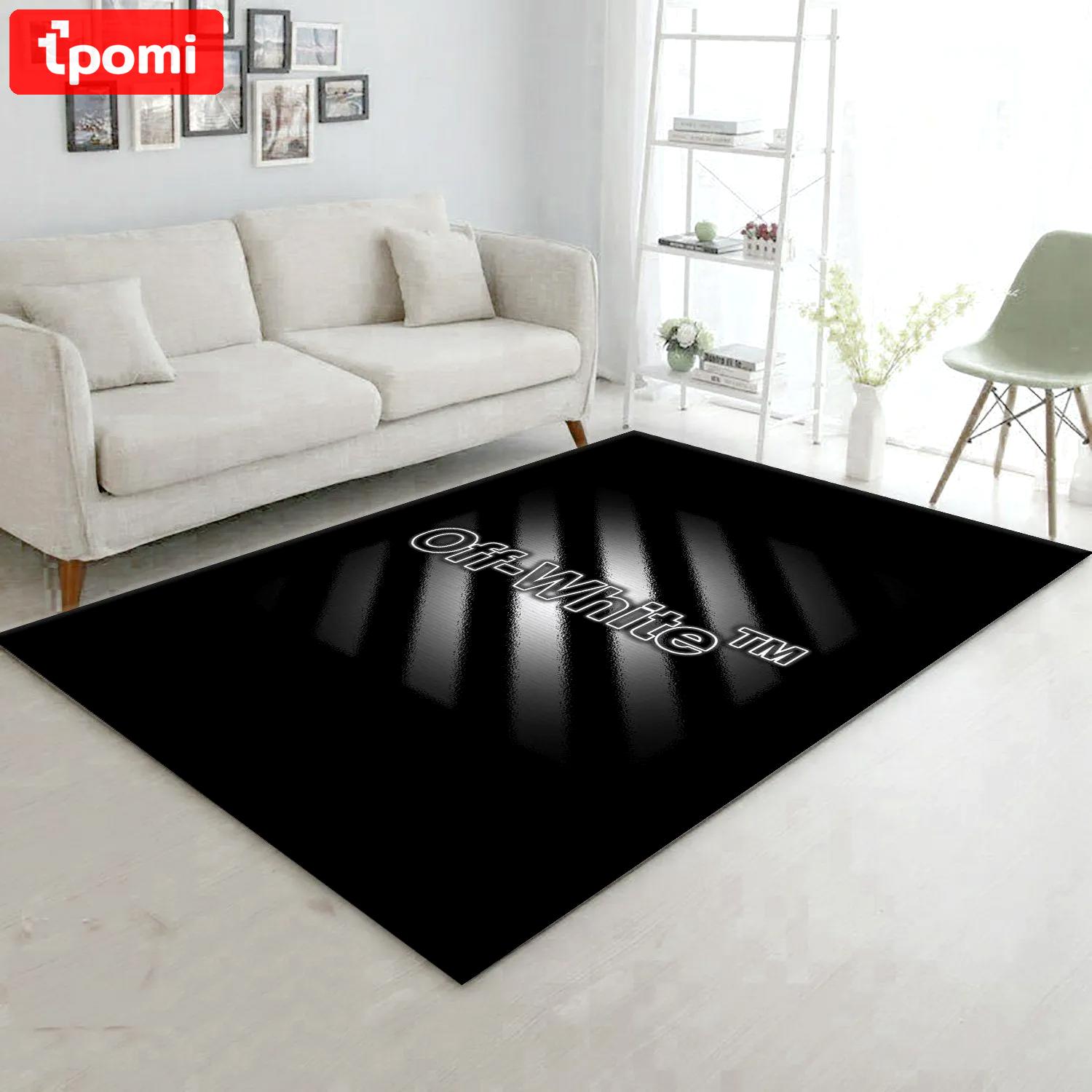 Rugs in living room and bedroom - Off-white displate area rug living room rug christmas gift floor mats keep warm in winter Rectangle Rug