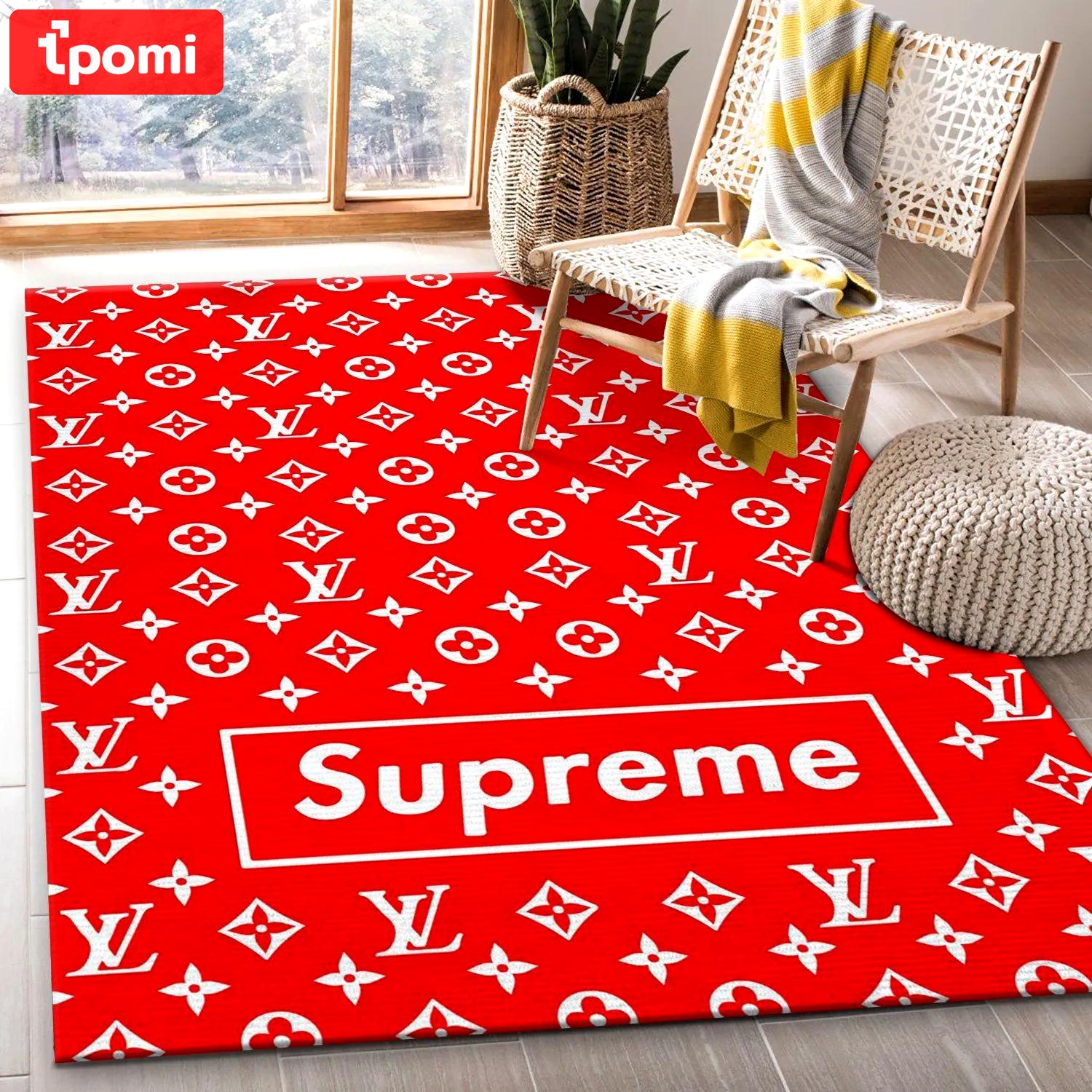 Rugs in living room and bedroom - Supreme lv red area rug living room rug christmas gift floor mats keep warm in winter Rectangle Rug