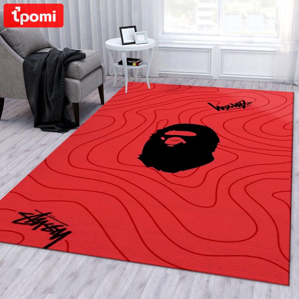 Rugs in living room and bedroom bape rugs living room rug floor decor home decor Rectangle Rug