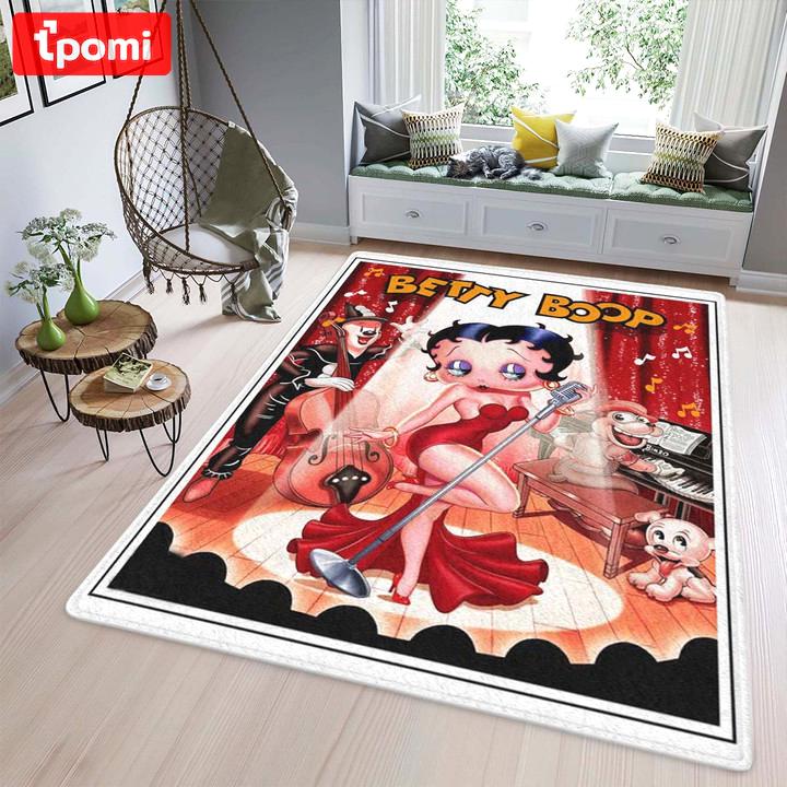 Rugs in living room and bedroom betty boop cover singer gifts lover area rug living room. Rectangle Rug