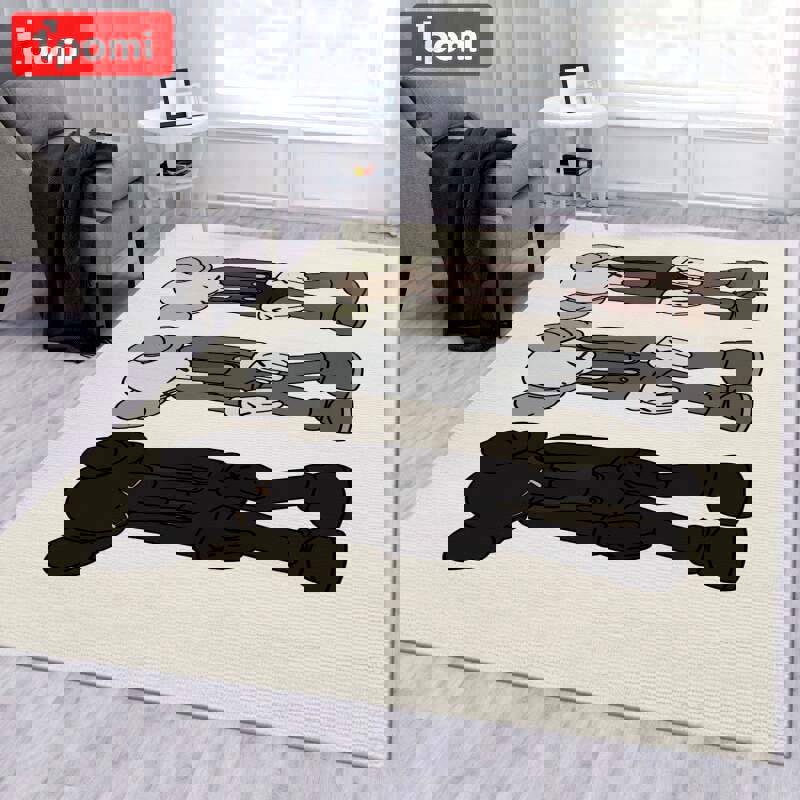 Rugs in living room and bedroom kaws small lie Rectangle Rug