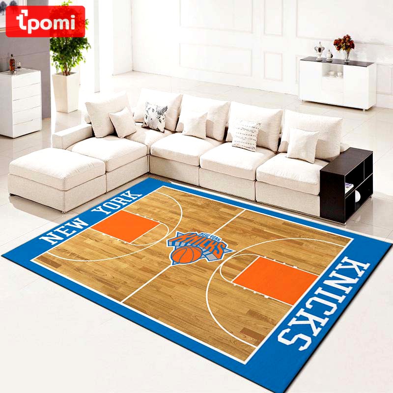 Rugs in living room and bedroom new york knicks basketball team nba court living room carpet kitchen area rugs Rectangle Rug