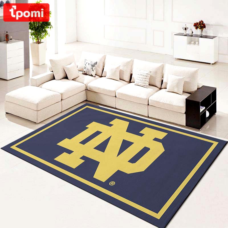 Rugs in living room and bedroom notre dame fighting irish football team ncaa living room carpet kitchen area rugs Rectangle Rug