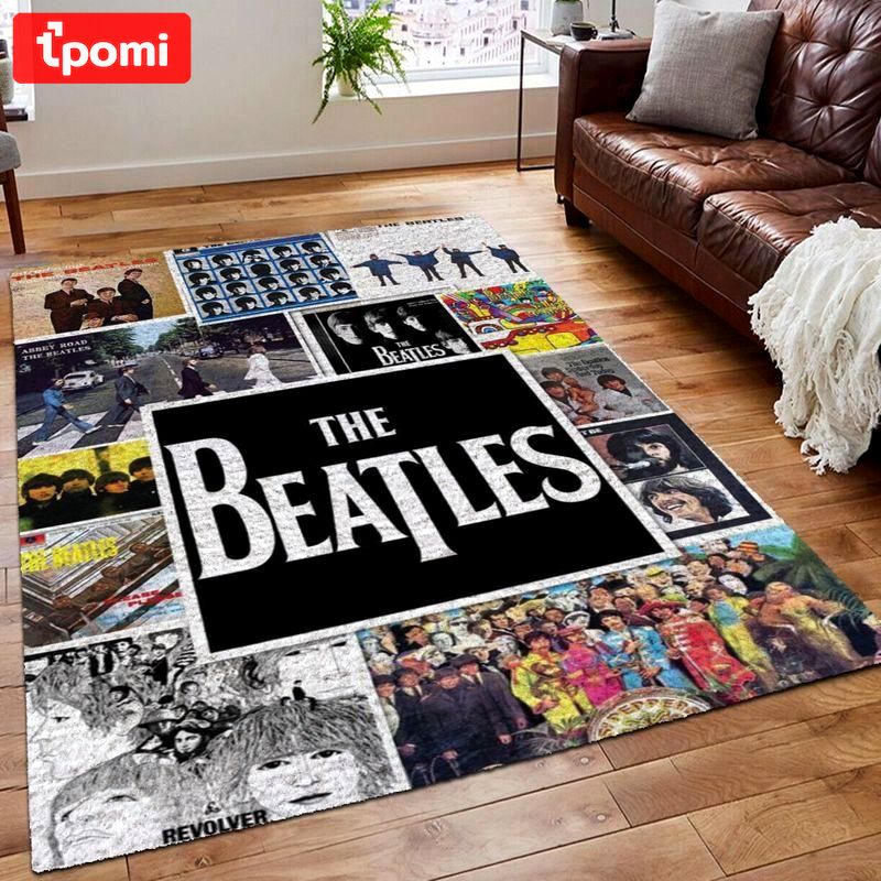Rugs in living room and bedroom the beatles living room area rug for christmas-  bedroom-  family gift us decor Rectangle Rug