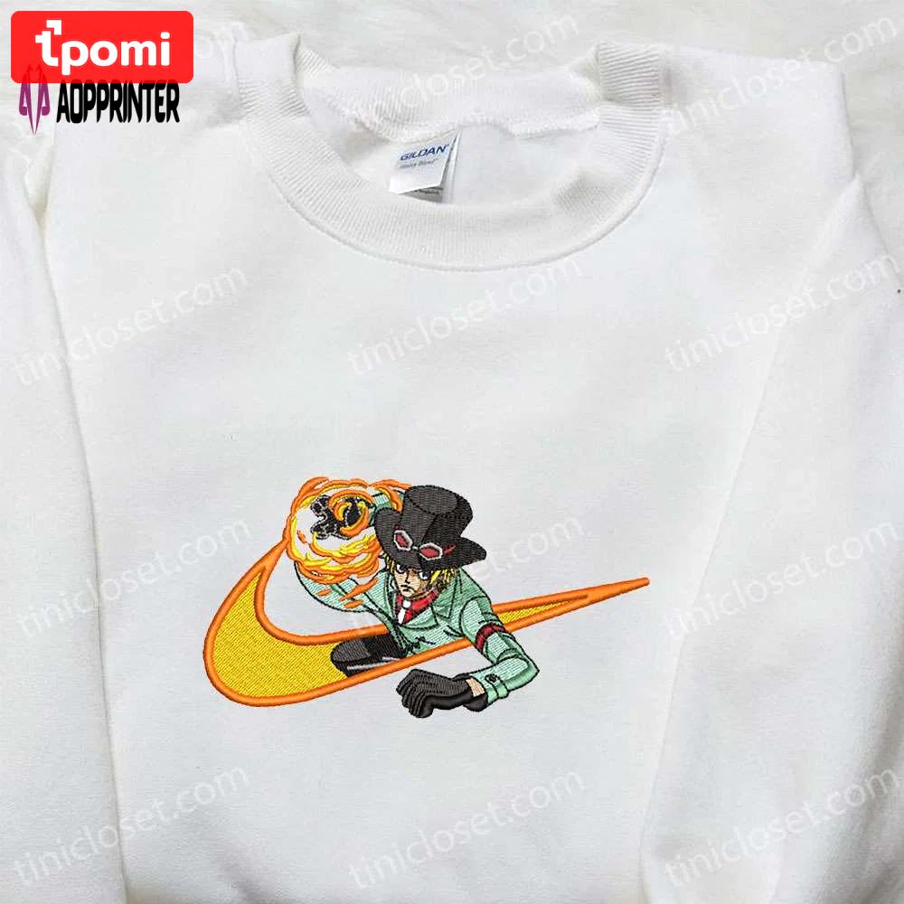 Sabo x nike embroidered tshirt one piece sweatshirt & custom hoodie: stand out with unique embroidery Embroidered Shirt