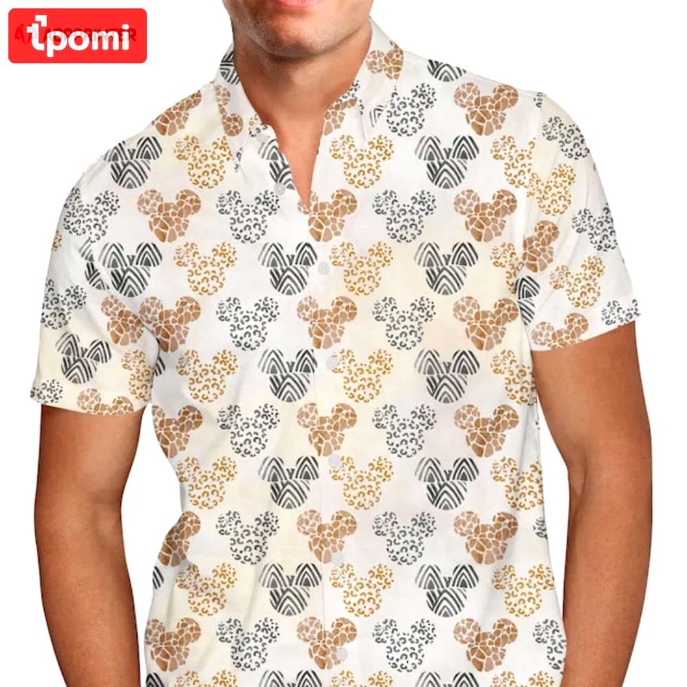 Safari mickey ears disney animal kingdom hawaiin shirt Hawaii Shirt