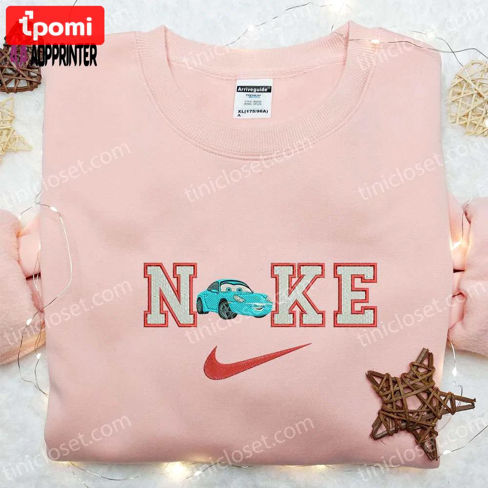 Sally carera x nike cartoon embroidered sweatshirt: disney characters & custom hoodie Embroidered Shirt