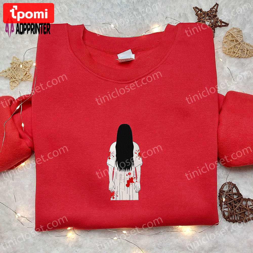 Samara embroidered shirt & horror movie sweatshirt: best gift ideas Embroidered Shirt