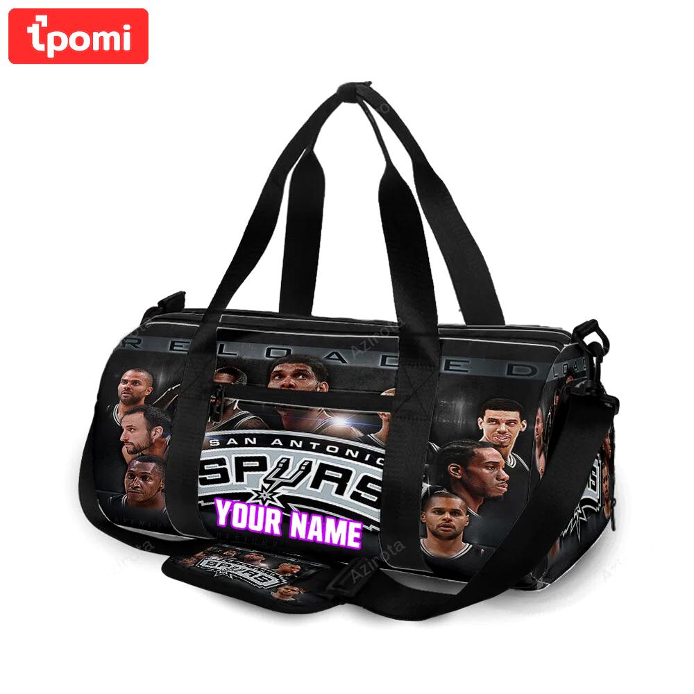 San antonio spurs all players8 personalized name travel bag gym bag 2371 Travel Bag