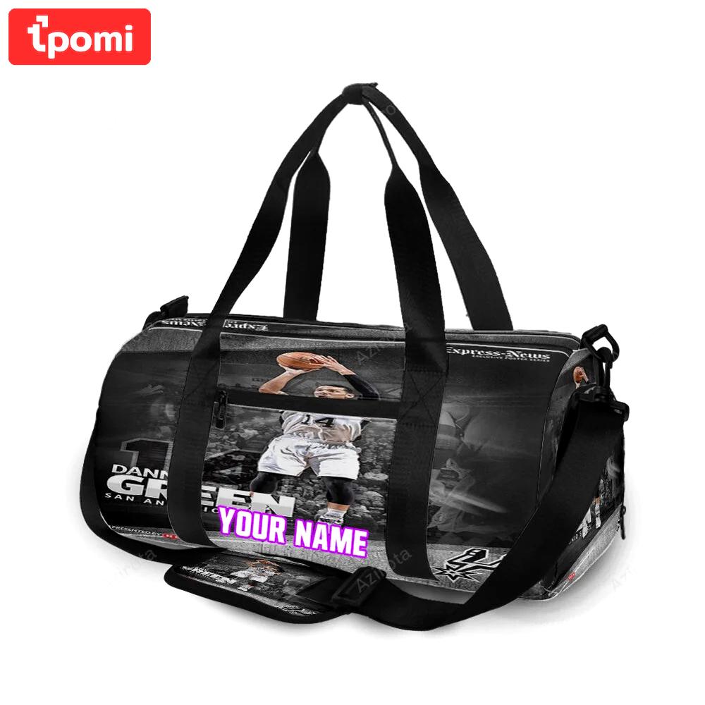 San antonio spurs danny green1 personalized name travel bag gym bag 2334 Travel Bag