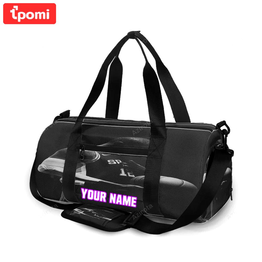 San antonio spurs lamarcus aldridge1 personalized name travel bag gym bag 2370 Travel Bag