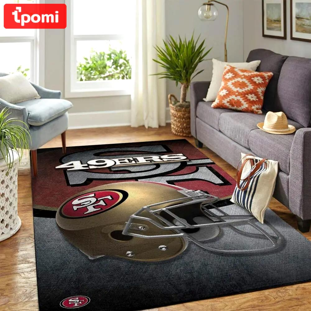 San francisco 49ers nfl area rugs living room regtangle carpet Rectangle Rug