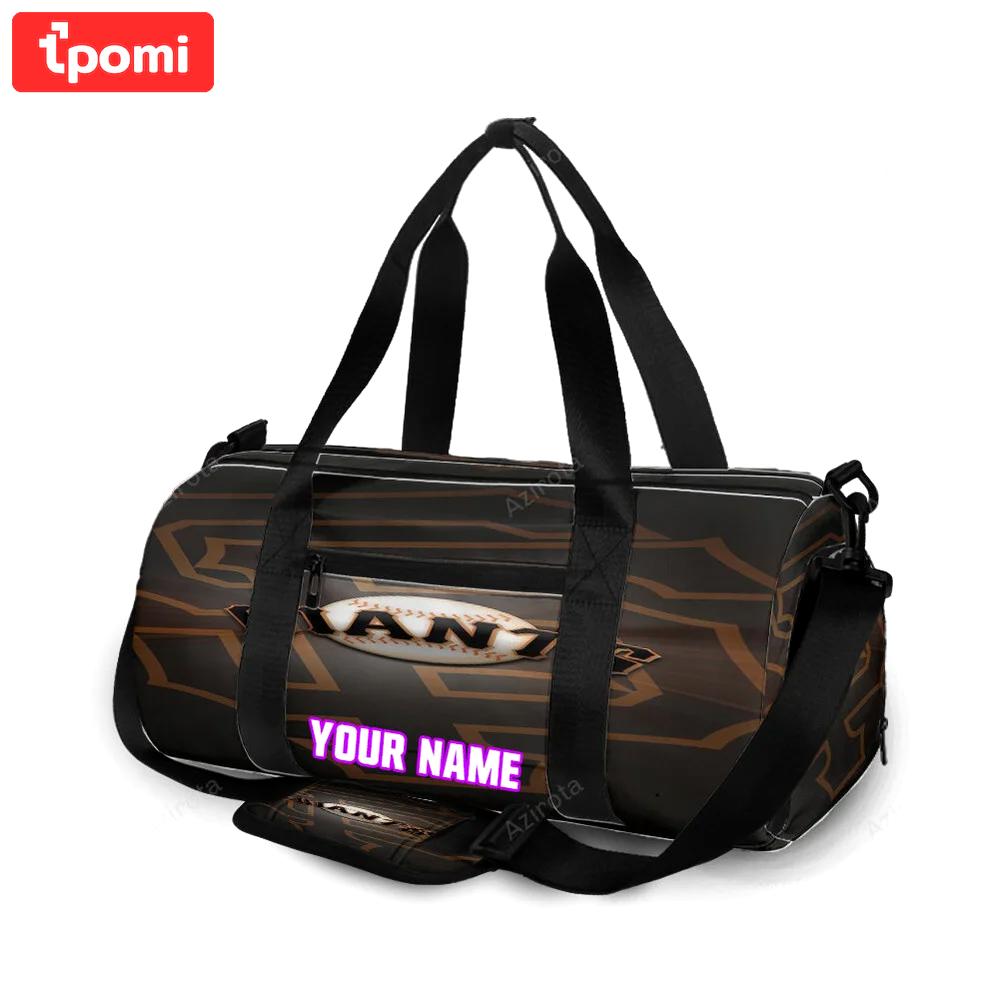 San francisco giants art 10 personalized name travel bag gym bag 2433 Travel Bag
