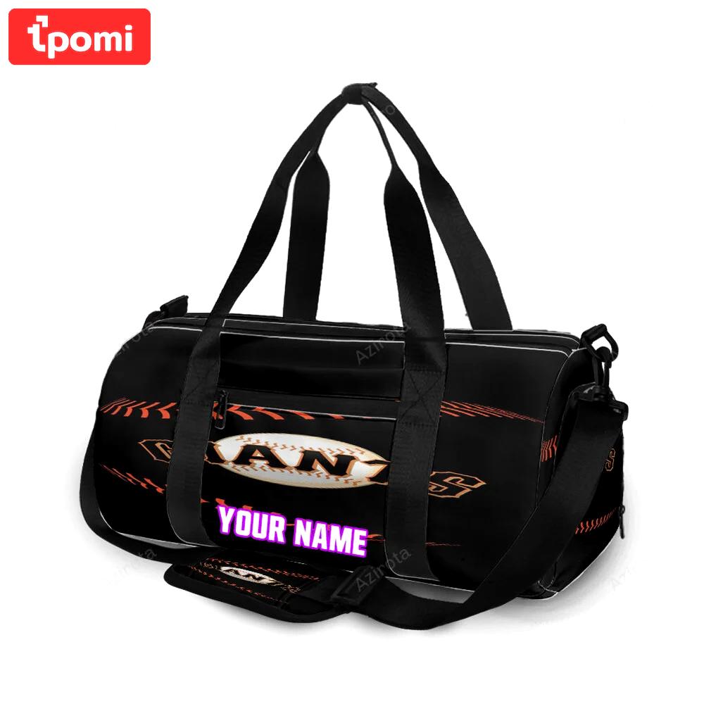 San francisco giants art 2 personalized name travel bag gym bag 2506 Travel Bag