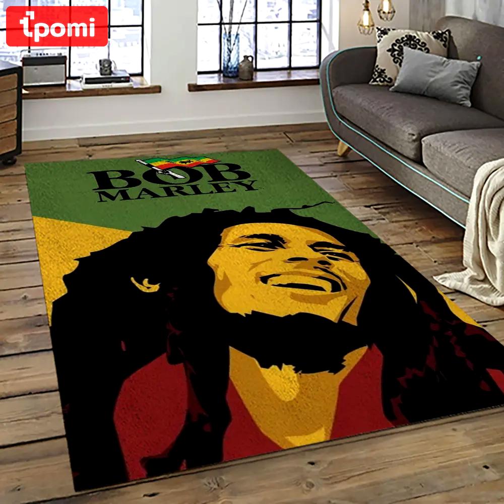 Singer bob marley music carpet rectangle area rug for living room bedroom decor bm19 Rectangle Rug