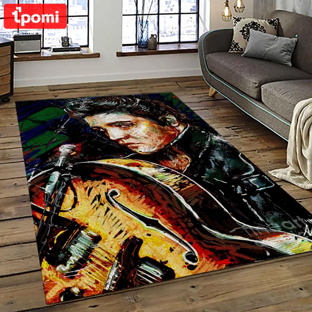 Singer elvis presley music carpet rectangle area rug for living room bedroom decor ep10 Rectangle Rug