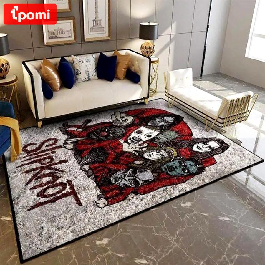 Slipknot band area rug living room rug home decor music ofd 1909081 Rectangle Rug