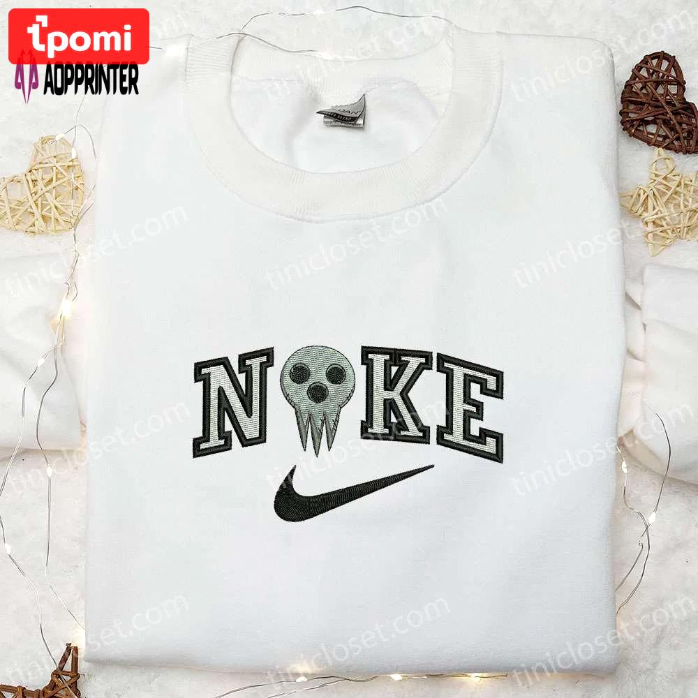 Souleater x nike hoodie & embroidered shirt: best halloween gift ideas Embroidered Shirt