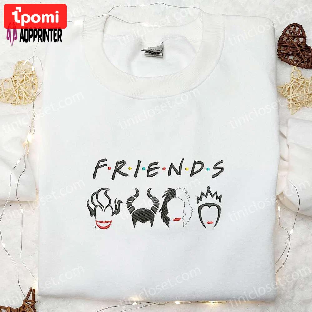 Spooktacular friends halloween sweatshirt & hoodie – best family halloween shirt Embroidered Shirt