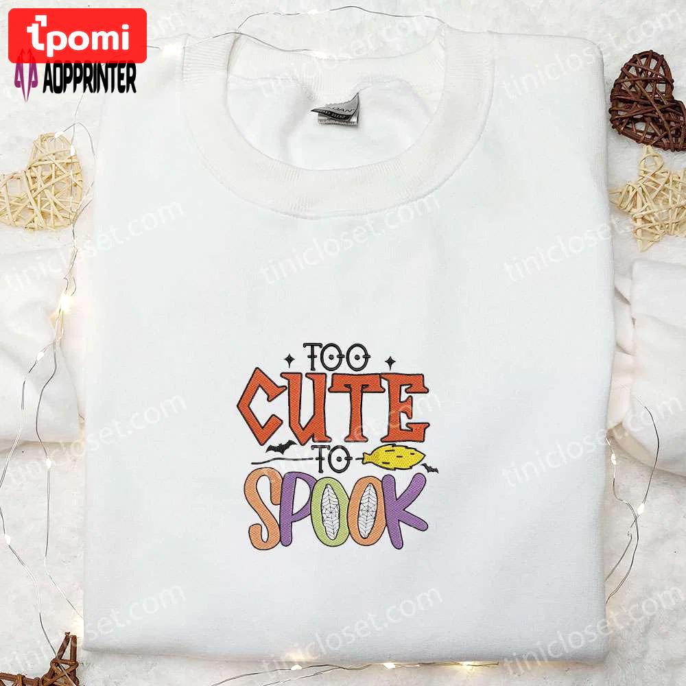 Spooky cute: embroidered halloween shirts with happy & cool designs Embroidered Shirt