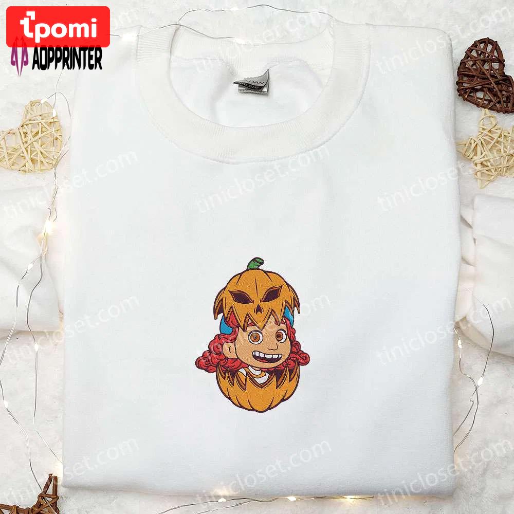 Spooky disney halloween embroidered hoodies & shirts: giulia marcovaldo lucia – perfect for the family! Embroidered Shirt