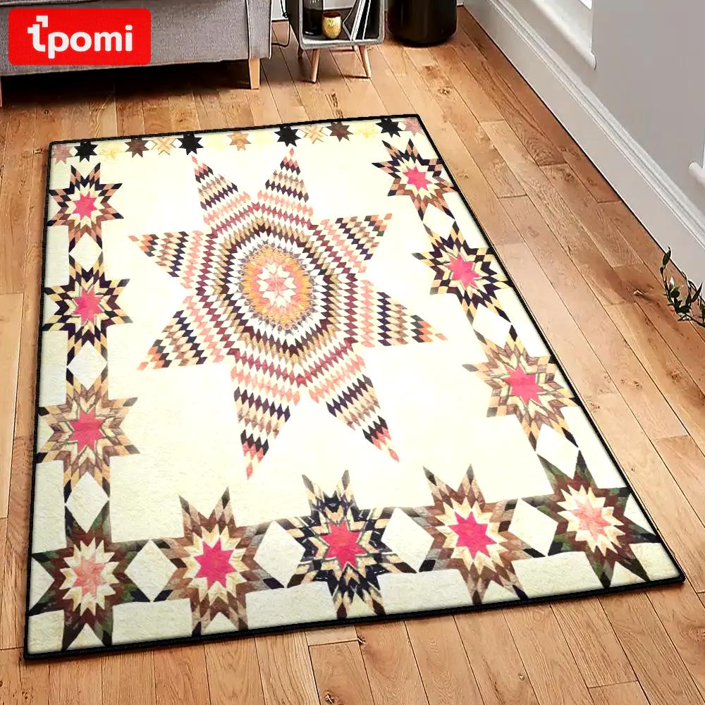 Stars outdoor carpet, star rug Rectangle Rug